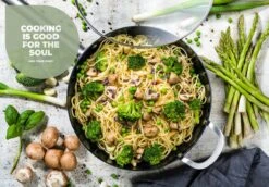 ISENVI Murray Keramische Wokpan 36 CM - RVS Greep -Keuken Pot 1200x838