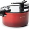 Rosmarino - Snelkookpan Met Glazen Deksel - Zwart - Ø24cm - 5 Liter - 100% PFAS & PFOA Vrij - Aluminium - Pressure Cooker - Non-stick Minerale Coating - Ergonomische Handgrepen - Geschikt Voor Alle Warmtebronnen -Keuken Pot 1200x840 3