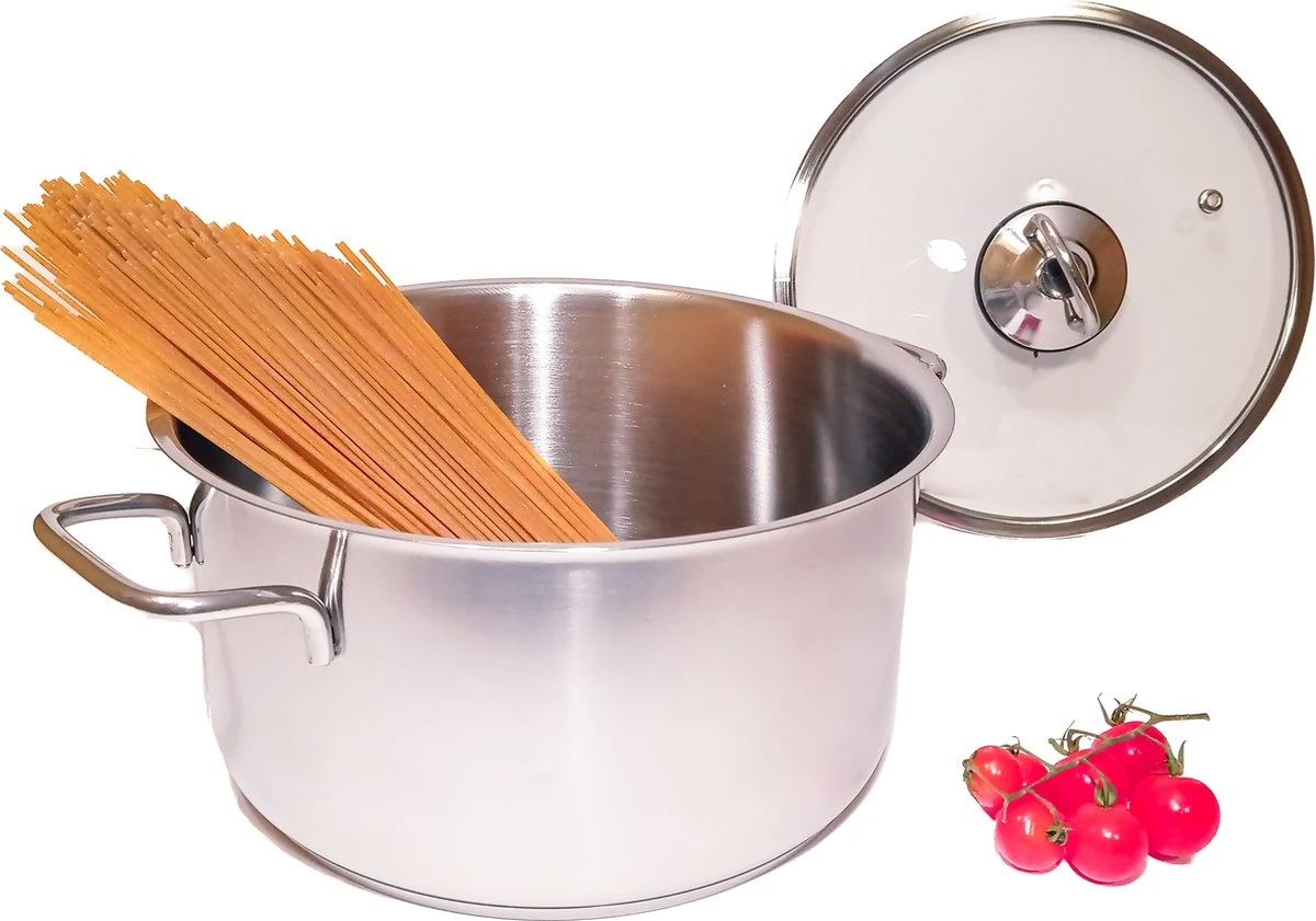 Roestvrijstalen pan 4,5 liter - met glazen deksel KOOPMAN Roestvrijstalen Pan 4,5 Liter - Met Glazen Deksel -Keuken Pot 1200x841 2