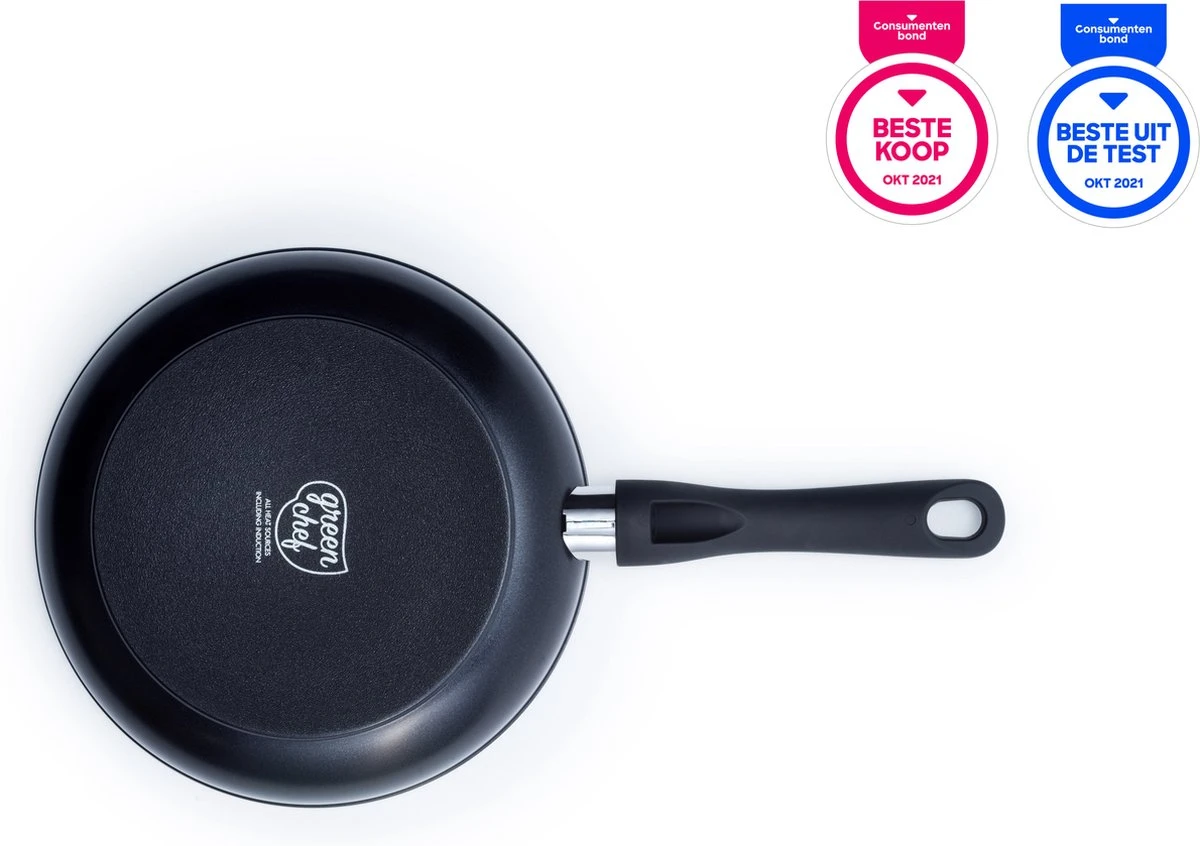 GreenChef Diamond koekenpan 20cm - zwart - inductie - PFAS-vrij GreenChef Diamond Koekenpan 20cm - Zwart - Inductie - PFAS-vrij -Keuken Pot 1200x846 1