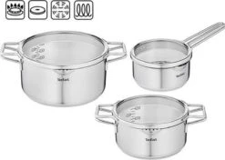 Tefal Nordica Pannenset 3 Delig - Steelpan Ø 16 Cm & Kookpan Ø 20 + Ø 24 Cm -Keuken Pot 1200x853 2