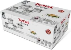Tefal Virtuoso Pannenset 5 Delig - Hoge Kookpan Ø 22 Cm + Steelpan Ø 16 Cm + Kookpannen Ø 18/20/24 Cm -Keuken Pot 1200x857