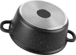 Cheffinger Steelpan Set 6-delig - 20-24-28cm - Zwart -Keuken Pot 1200x860