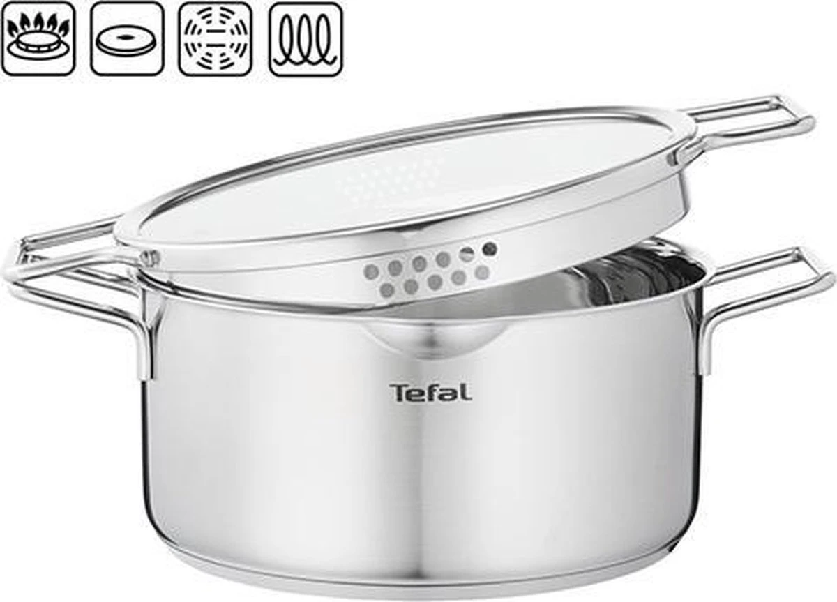 Tefal Nordica Kookpan - Ø 20 cm - Tefal Nordica Kookpan - Ø 20 Cm - -Keuken Pot 1200x863 1