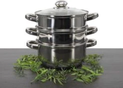 Merkloos Imperial Kitchen Stoompan - 20 Cm - 3 Delig - 21 X 26cm -Keuken Pot 1200x864 21