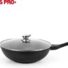 Swiss Pro+ - Marmeren Wokpan - Ø 32 Cm - Geschikt Voor Alle Warmtebronnen -Keuken Pot 1200x866