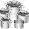 Zwilling Essence - Pannenset - 5-Delig 1 Zwilling Essence - Pannenset - 5-Delig -Keuken Pot 1200x869 1