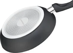 Herzberg HG-FP3: 3-Delige Koekenpan Van Gesmeed Aluminium 20/24/28 - ZILVER -Keuken Pot 1200x877