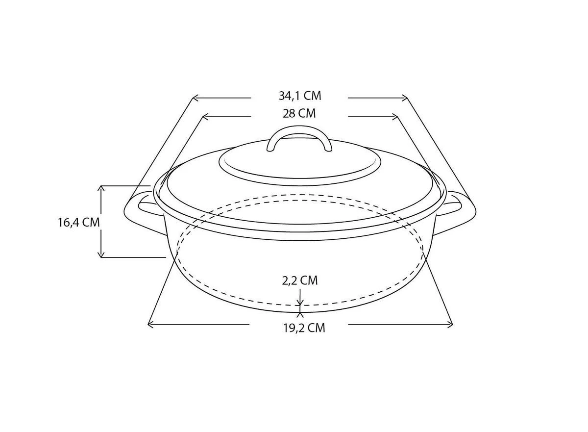 BK Fortalit braadpan Ø 28 cm / 4L - emaille - inductie BK Fortalit Braadpan Ø 28 Cm / 4L - Emaille - Inductie -Keuken Pot 1200x881 2