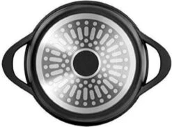 Smile - 8 Delige Pannenset - Antiaanbaklaag - Vaatwasser Bestendig - Geschikt Voor Iedere Kookplaat - MGK-18 - Zwart -Keuken Pot 1200x883 5