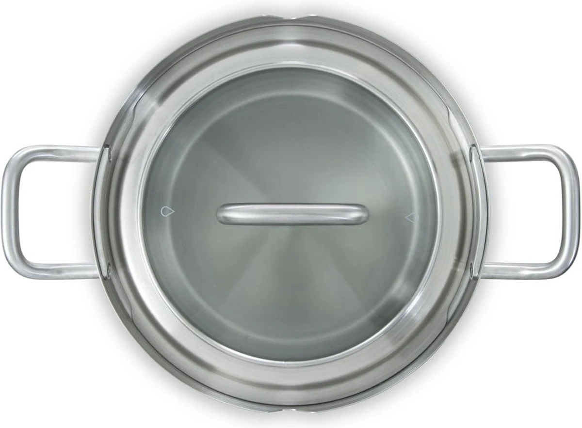 BK Q-linair Master Glas pannenset - 5-delig - glazen deksel - veilig afgietsysteem - inductie BK Q-linair Master Glas Pannenset - 5-delig - Glazen Deksel - Veilig Afgietsysteem - Inductie -Keuken Pot
