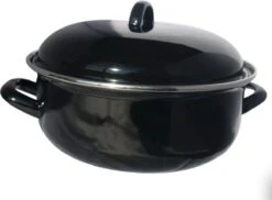 CasaLupo Emaille Braadpan Cooking - ø 26 Cm / 5 Liter 4 CasaLupo Emaille Braadpan Cooking - ø 26 Cm / 5 Liter -Keuken Pot 1200x884 4