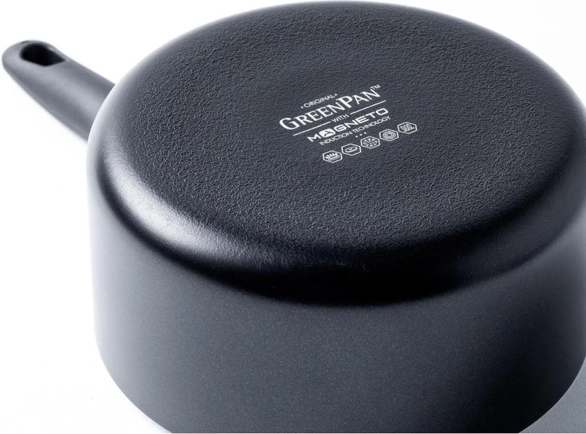 GreenPan Cambridge steelpan 16cm - zwart - inductie - PFAS-vrij GreenPan Cambridge Steelpan 16cm - Zwart - Inductie - PFAS-vrij -Keuken Pot 1200x888 4