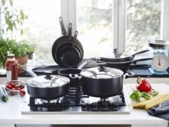 GreenPan Cambridge Hapjespan Met Deksel 24cm - Zwart - Inductie - PFAS-vrij -Keuken Pot 1200x899 38