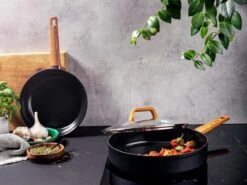 Gero Mark Hapjespan Met Deksel Ø 28 Cm - Aluminium - Inductie - PFAS-vrij -Keuken Pot 1200x900 30