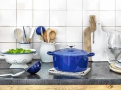 BK Bourgogne Braadpan Ø 24 Cm - Blauw - Gietijzer - Inductie -Keuken Pot 1200x900 48