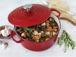 BK Bourgogne Braadpan Ø 24 Cm - Rood - Gietijzer - Inductie -Keuken Pot 1200x900 52