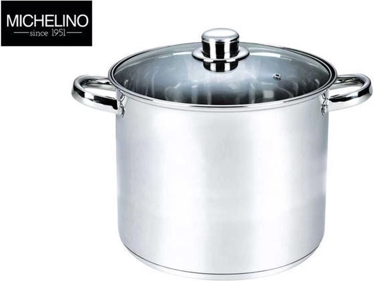 Michelino RVS Soeppan - 23 liter - Ø 34 cm Michelino RVS Soeppan - 23 Liter - Ø 34 Cm -Keuken Pot 1200x900 74
