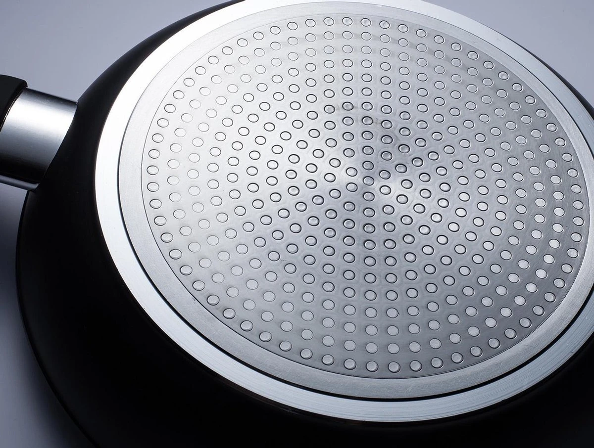 Sola Hapjespan Stonehenge - Ø 28 cm - Zwart/wit - Aluminium - Antiaanbaklaag Sola Hapjespan Stonehenge - Ø 28 Cm - Zwart/wit - Aluminium - Antiaanbaklaag -Keuken Pot 1200x906 24