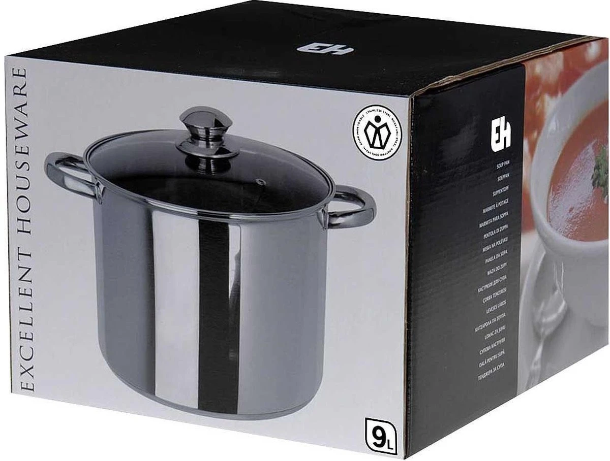 Excellent Houseware Soeppan - 9 l Excellent Houseware Soeppan - 9 L -Keuken Pot 1200x908 5