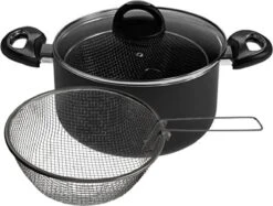 Platinum Frituurpan 24 Cm 6,6 Liter RVS/Glas 3-delig 7 Platinum Frituurpan 24 Cm 6,6 Liter RVS/Glas 3-delig -Keuken Pot 1200x908 6
