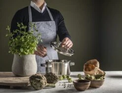 Sola Pannenset Juvia - 4 Delig - Ø 16,16,18,20 Cm - Zilver - RVS - Sandwichbodem 4 Sola Pannenset Juvia - 4 Delig - Ø 16,16,18,20 Cm - Zilver - RVS - Sandwichbodem -Keuken Pot 1200x911