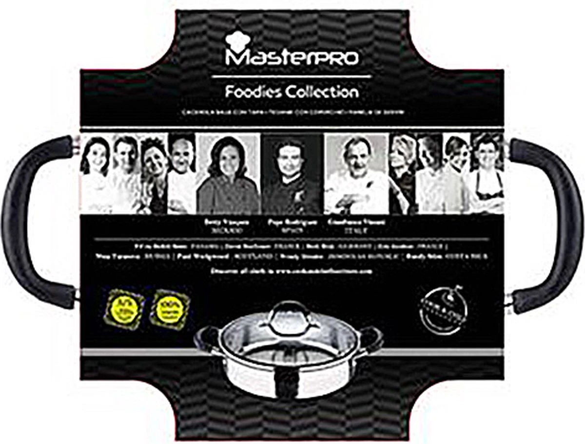 Masterpro - Serveerpan met deksel - 28 cm - 3.8 L - RVS Bergner Masterpro - Serveerpan Met Deksel - 28 Cm - 3.8 L - RVS -Keuken Pot 1200x912 4