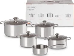 LE CREUSET - RVS Plus - Pannenset 5-delig -Keuken Pot 1200x915 1