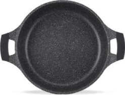 Royalty Line - Marble Soep/braadpan - Met Glazen Deksel Zwart - 20 CM. RL-BS20ML -Keuken Pot 1200x918 1