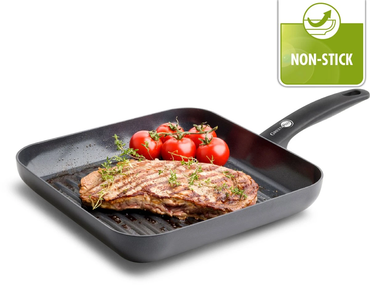 GreenPan Cambridge grillpan 28cm - zwart - inductie - PFAS-vrij GreenPan Cambridge Grillpan 28cm - Zwart - Inductie - PFAS-vrij -Keuken Pot 1200x925 5