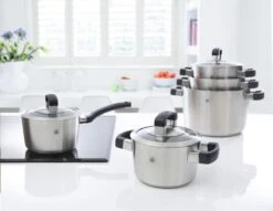 BK Conical Cool Glas Pannenset - 5-delig - Glazen Deksels - Geschikt Voor Alle Warmtebronnen -Keuken Pot 1200x928