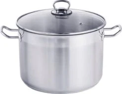 Haushalt Soeppan Met Glazen Deksel - 10 Liter- RVS -Keuken Pot 1200x931 5