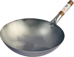 London Wok Wok Met Ronde Bodem 38cm CT246 - Horeca & Professioneel -Keuken Pot 1200x934 8