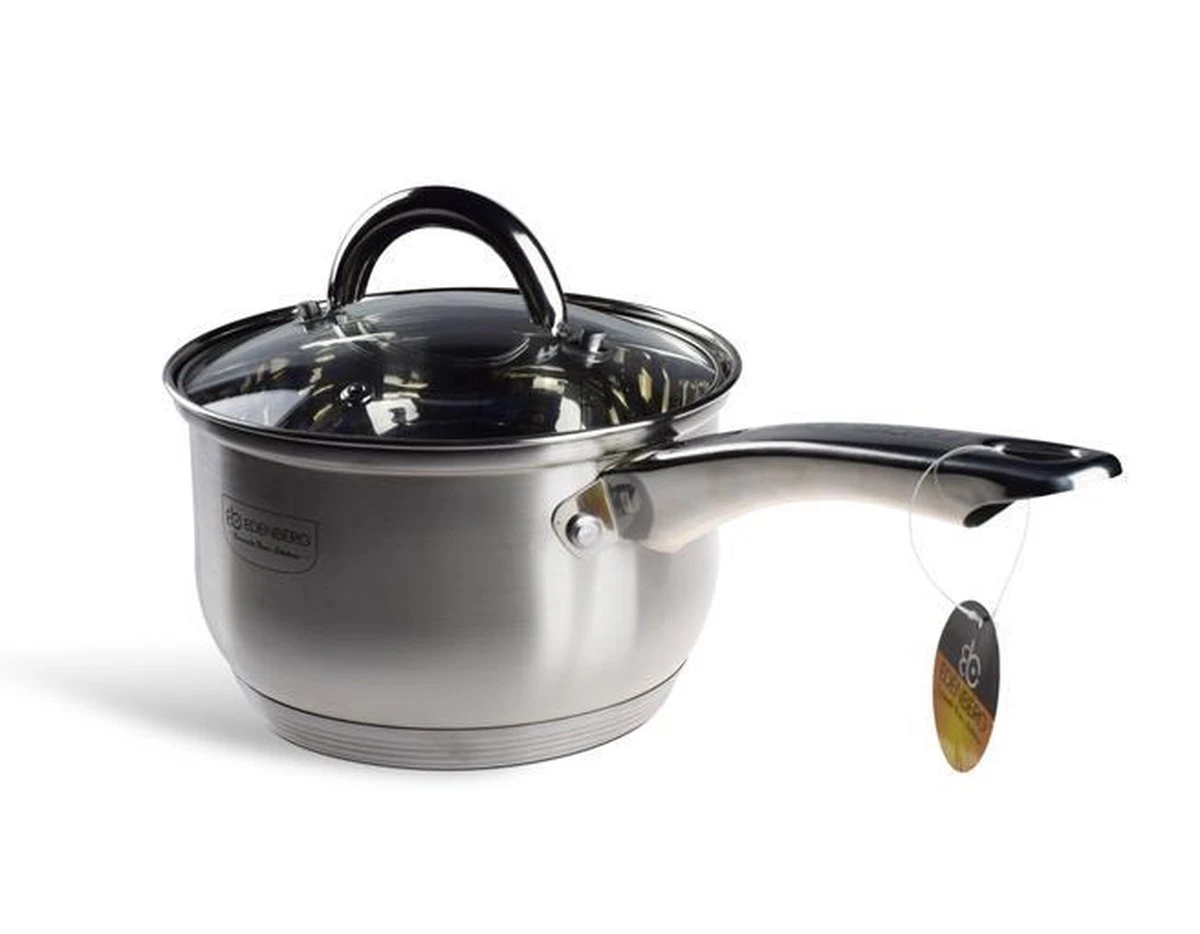 Edënbërg Classic Line - RVS Luxe Pannenset 12 delig - Voorzien Van 5-Laags Bodem! Edënbërg Classic Line - RVS Luxe Pannenset 12 Delig - Voorzien Van 5-Laags Bodem! -Keuken Pot