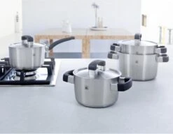 BK Conical Cool Pannenset - 4-delig - RVS – Geschikt Voor Alle Warmtebronnen -Keuken Pot 1200x935