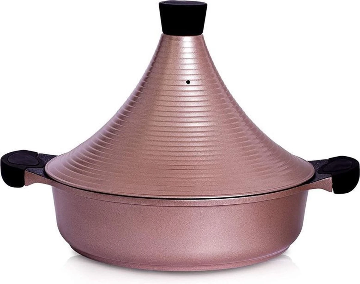 Aluminium tajine agadir-geschikt kleur Rose gold - ook voor Inductie Aluminium Tajine Agadir-geschikt Kleur Rose Gold - Ook Voor Inductie -Keuken Pot 1200x945 7