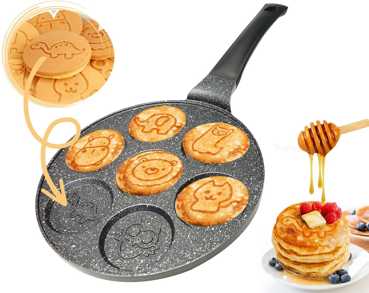 Pancake Pan met Dierlijke Vormen - Pannenkoekenpan - Crêpemaker - Pancakes Set Pancake Pan Met Dierlijke Vormen - Pannenkoekenpan - Crêpemaker - Pancakes Set -Keuken Pot 1200x953 1