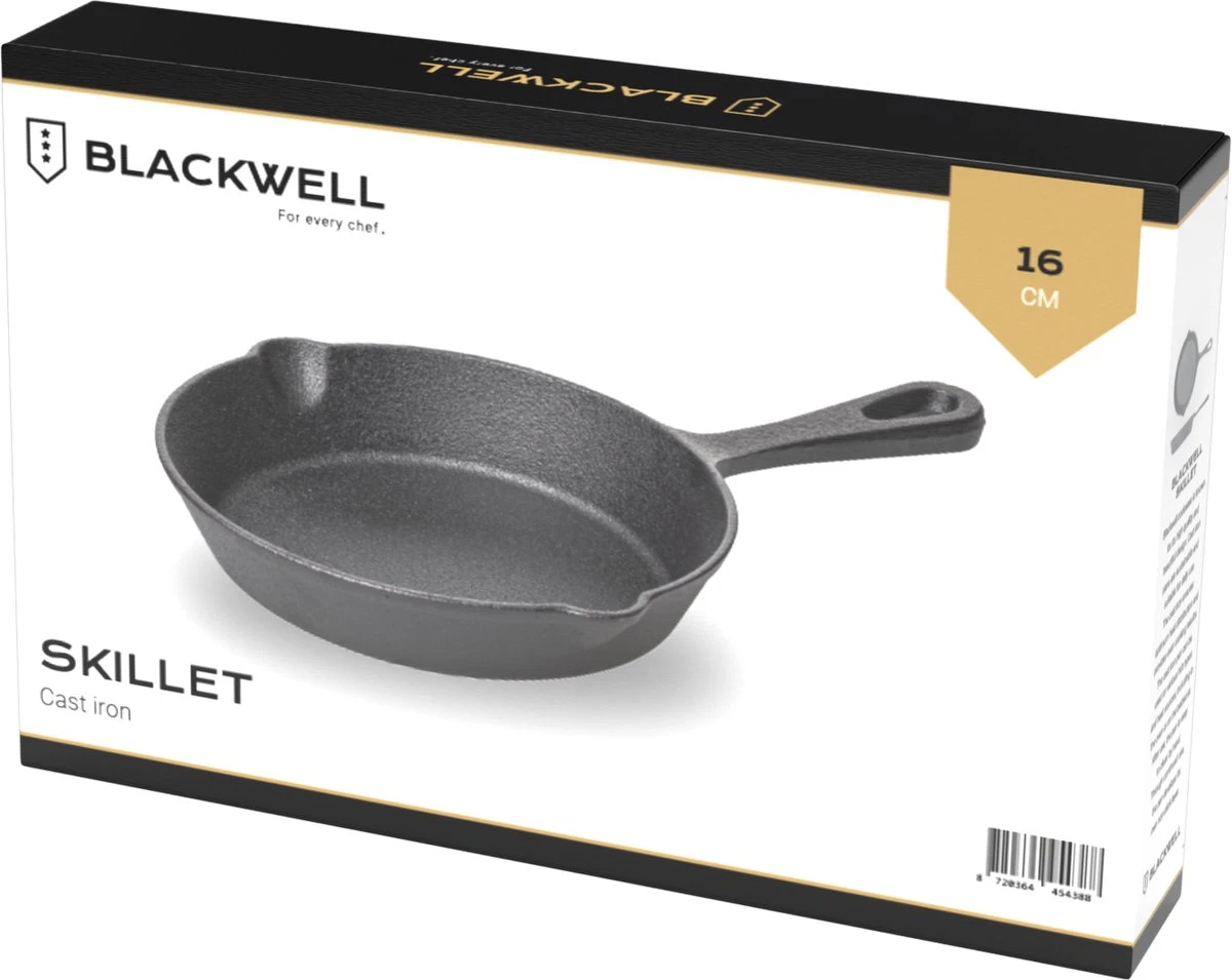 Blackwell Koekenpan Gietijzer - ø 16 cm - Zonder anti-aanbaklaag Blackwell Koekenpan Gietijzer - ø 16 Cm - Zonder Anti-aanbaklaag -Keuken Pot 1200x955 1