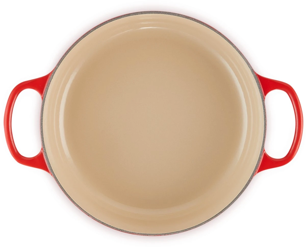 Le Creuset - Gietijzeren - Lage Braadpan - 24cm - Kersenrood Le Creuset - Gietijzeren - Lage Braadpan - 24cm - Kersenrood -Keuken Pot 1200x969 6