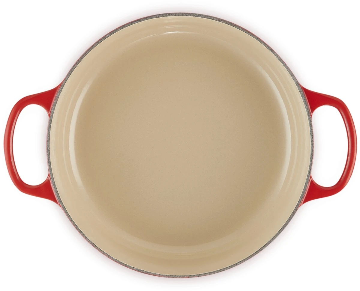 Le Creuset - Gietijzeren - Lage Braadpan - 24cm - Kersenrood Le Creuset - Gietijzeren - Lage Braadpan - 24cm - Kersenrood -Keuken Pot 1200x971 1