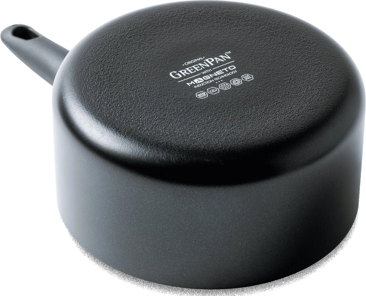GreenPan Cambridge steelpan 16cm - zwart - inductie - PFAS-vrij GreenPan Cambridge Steelpan 16cm - Zwart - Inductie - PFAS-vrij -Keuken Pot 1200x971 3
