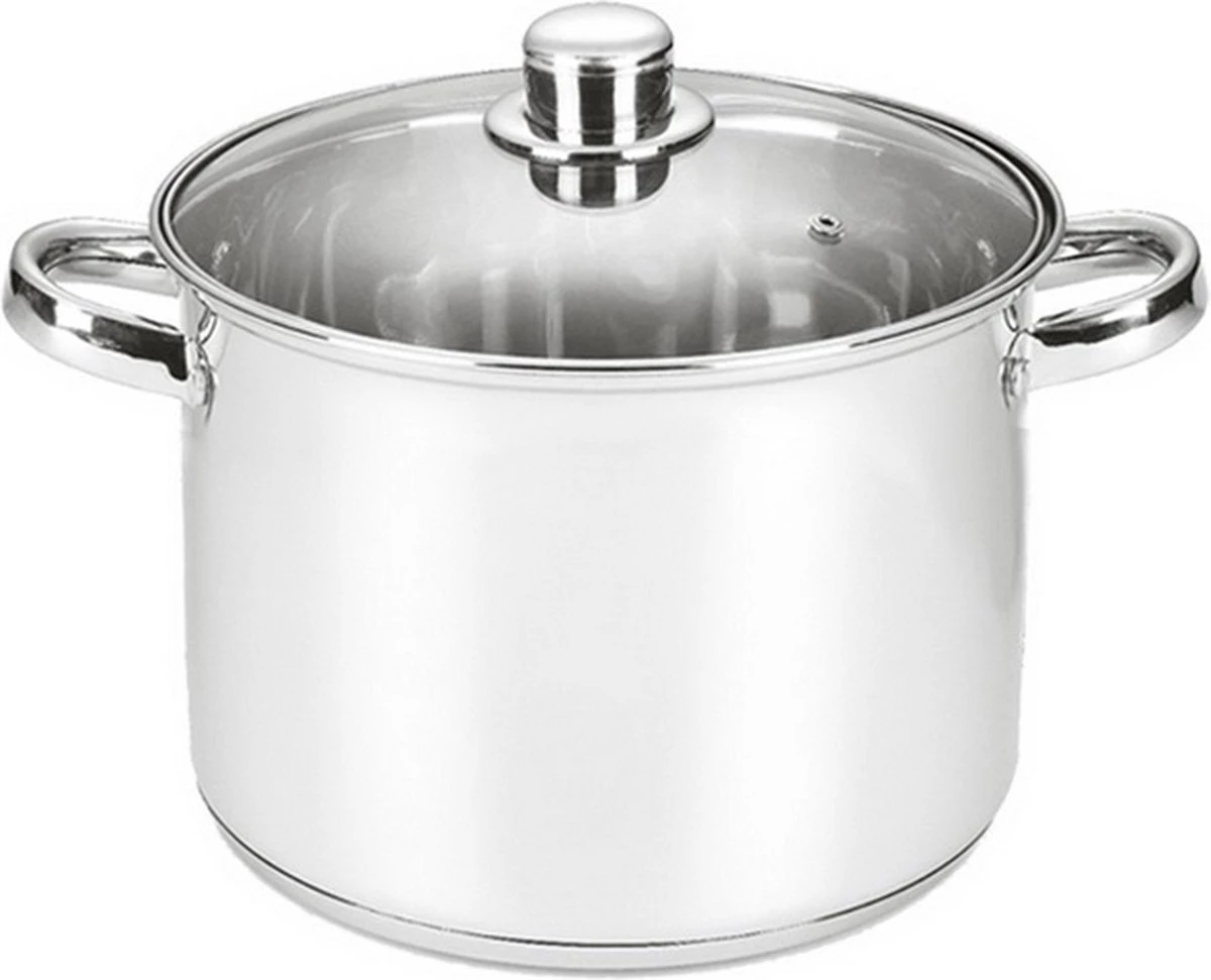 Michelino RVS Soeppan - 10 Liter - Vaatwasserbestendigd - Zilver Michelino RVS Soeppan - 10 Liter - Vaatwasserbestendigd - Zilver -Keuken Pot 1200x971 4
