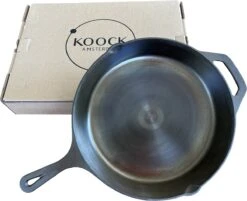Koock Amsterdam® Skillet Gepolijst Gietijzer - 25cm - Koekenpan - Geschikt Voor Alle Warmtebronnen -Keuken Pot 1200x978 2