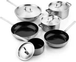 Soenil By ISENVI Totaalset 6 Delig - RVS Grepen