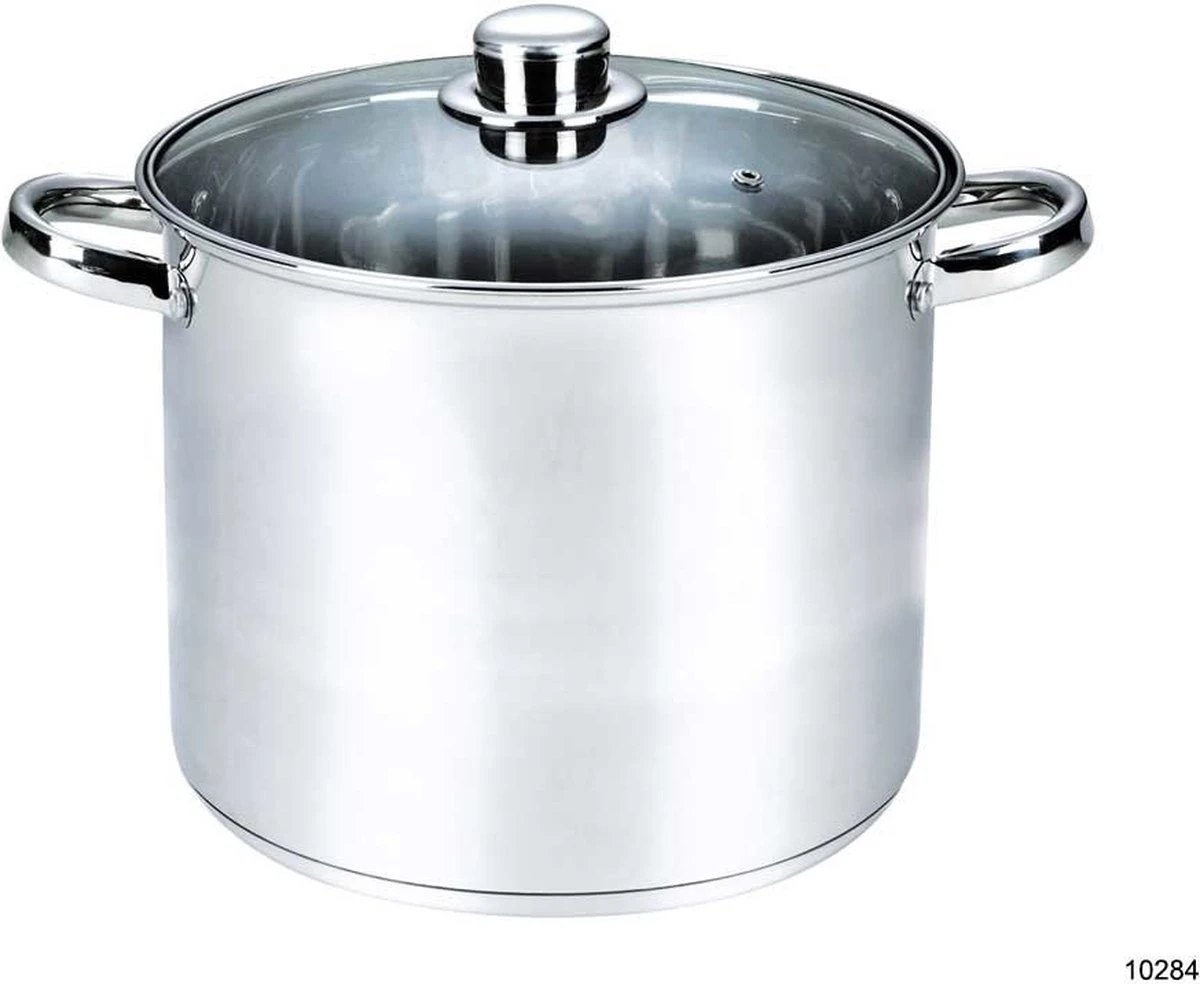 Michelino RVS Soeppan - 10 Liter - Vaatwasserbestendigd - Zilver Michelino RVS Soeppan - 10 Liter - Vaatwasserbestendigd - Zilver -Keuken Pot 1200x984 5