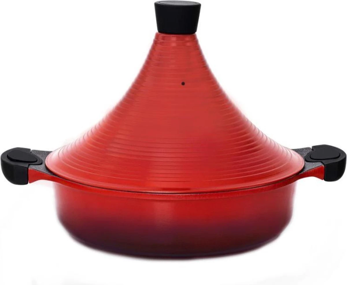Aluminium tajine agadir- geschikt ook voor Inductie -Rood Aluminium Tajine Agadir- Geschikt Ook Voor Inductie -Rood -Keuken Pot 1200x987 3