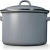 Lite-Body - Magnus Soeppan / Stamppotpan Met Deksel - Ø 24 Cm/ 8l - Emaille - Grijs 2 Lite-Body - Magnus Soeppan / Stamppotpan Met Deksel - Ø 24 Cm/ 8l - Emaille - Grijs -Keuken Pot 1200x987 4