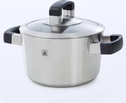 BK Conical Cool Glas Pannenset - 4-delig - RVS - Glazen Deksel - Inductie -Keuken Pot 1200x988