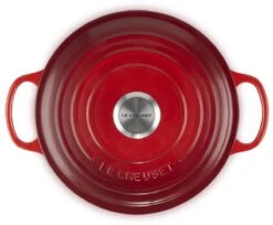 Le Creuset - Gietijzeren - Lage Braadpan - 24cm - Kersenrood 10 Le Creuset - Gietijzeren - Lage Braadpan - 24cm - Kersenrood -Keuken Pot 1200x989 1