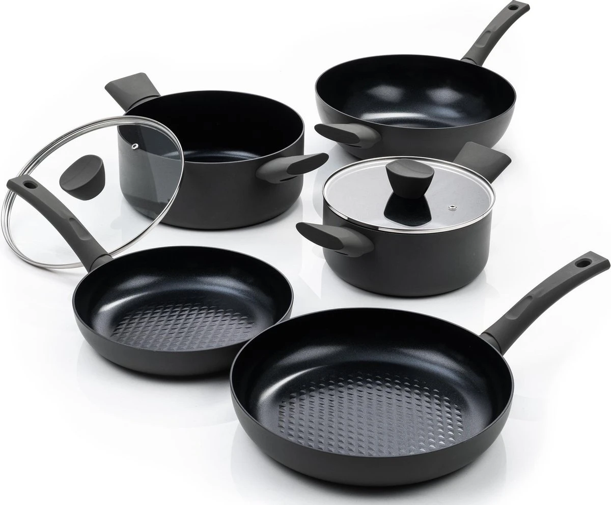 ISENVI Avon Plus Pannenset - Pannenset 5 delig - Ergo grepen ISENVI Avon Plus Pannenset - Pannenset 5 Delig - Ergo Grepen -Keuken Pot 1200x993 4